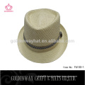 milk color chinese short brim hat for round face men